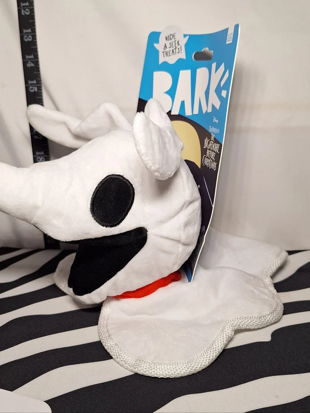 NWT Bark Nightmare Before Christmas Best Furend Zero Dog Toy All Dog Sizes